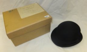 A Locke & Co. Limited black bowler hat i