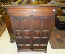 A late Victorian Gothic Revival oak two
