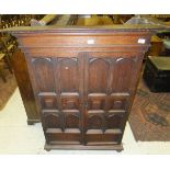 A late Victorian Gothic Revival oak two