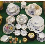 A collection of Grafton china tea wares