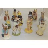 A collection of ten Royal Doulton Bunnyk