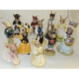 A collection of ten Royal Doulton Bunnyk