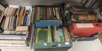 Three boxes of books to include "Diction