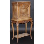 A 20th century Flemish walnut secrétaire a abattant in the Louis XV taste CONDITION REPORTS