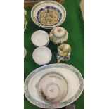 A collection of Oriental ceramics to inc