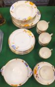 A collection of Grays pottery dinner war