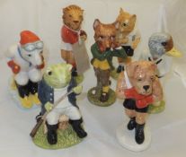 A collection of seven Beswick figures -