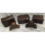 Three assorted jewellery boxes all with
