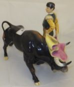 A Royal Doulton Classics figure of a matador and bull, model HN 4566, copyright 2003, boxed