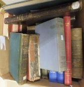 A box of books mainly concerning archite