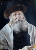 J. EICHINGER "Bearded Rabbi", portrait s