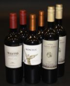 Two bottles Nieto Senetiner Malbec Mendo