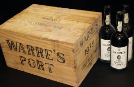 Twelve bottles Warre's Vintage Port 1975