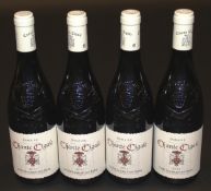 Four bottles Chateauneuf du Pape Domaine