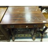 A 19th Century mahogany side table, the