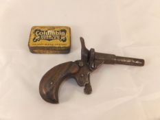 WITHDRAWN A 19th Century hammer action p