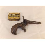 WITHDRAWN A 19th Century hammer action p