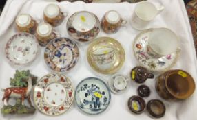 A collection of decorative china and cer