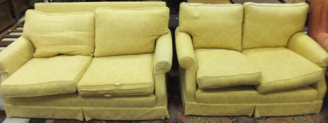 A modern two and a half seat sofa with g