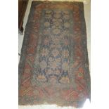 A Caucasian rug, the centre field with a