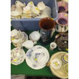 A large collection of decorative china w