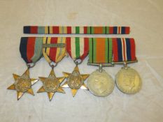 A bar of medals for Private J. Smith KOY