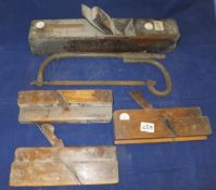 Two boxes of assorted woodworking tools,