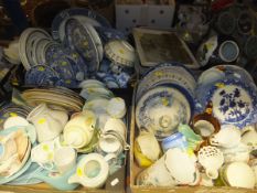 Four boxes of assorted china wares to in