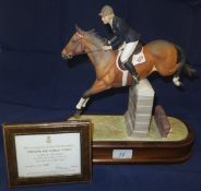 A Royal Worcester figure group "Stroller and Marion Coakes", modelled by Doris Lindner, limited