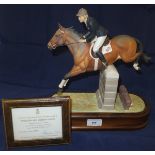 A Royal Worcester figure group "Stroller and Marion Coakes", modelled by Doris Lindner, limited