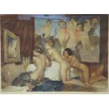 AFTER SIR WILLIAM RUSSELL FLINT "Models for goddesses", artist's proof limited edition, signed in