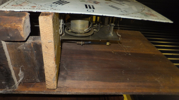 An early 19th Century oak long cased clock, the eight day movement with enamelled dial, Roman and - Image 14 of 17