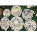 A Mason's "Regency" Plantation Colonial pattern part dinner and tea service, to include lidded