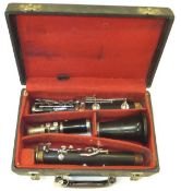 A Boosey & Hawkes "Regent" clarinet, hou