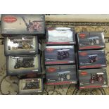 A collection of Corgi die-cast model vin