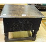 A 17th Century style joint stool sewing