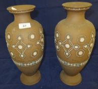 A pair of Royal Doulton silicon china ba