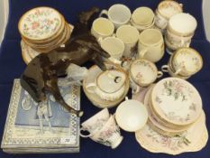 A collection of Royal Doulton tea wares,