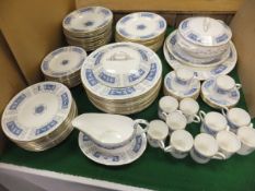 A collection of Coalport "Revelry" pattern dinner and coffee wares, to include lidded tureen, oval