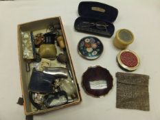 A box of sundry items to include Stratto
