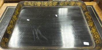 A large 19th Century rectangular ebonise