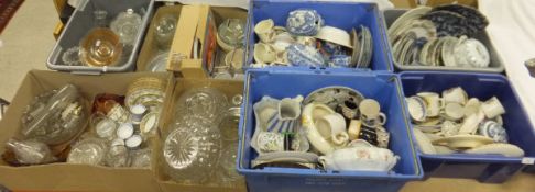 Four boxes of sundry china wares, to inc