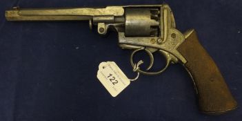 A reproduction Adams Patent 5858 revolver (Makers to Prince Albert) CONDITION REPORTS Wear,