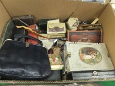 A box of sundry items to include dressin