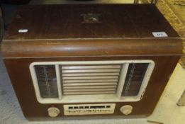 An HMV vintage radio