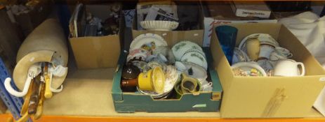 Four boxes of sundry china, glass, etc,