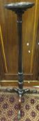 A reproduction mahogany torchere stand r