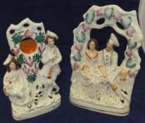 A 19th Century Staffordshire pottery clo