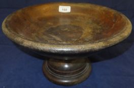 A 19th Century turned walnut pedestal bo