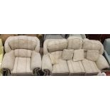 A William Barrett three seater sofa and